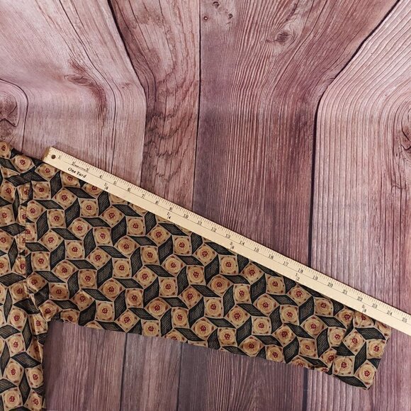 Gitman Bros Mens Size Large Multicolor Geometric Long Sleeve Button Up Shirt - Picture 14 of 14